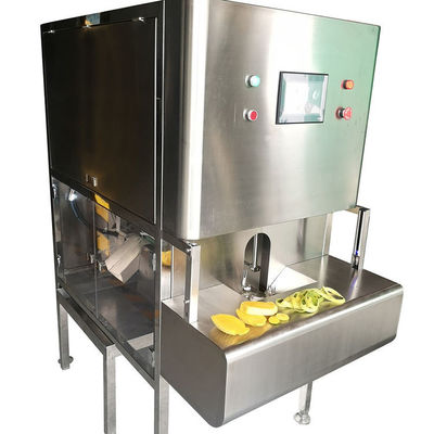 Купить Коммерческий Полностью автоматический пиночный очиститель Corer Slicer Coring Machine Пиночный очиститель Peeling Mango pumpkin Производство в сети