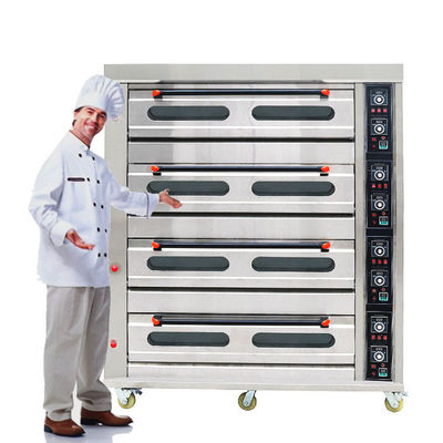 Купить Электрическая коммерческая печь для пекарни Газовая пицца Ресторан Ротесерри Печь Производство в сети